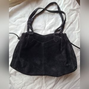 J. Jill black suede purse